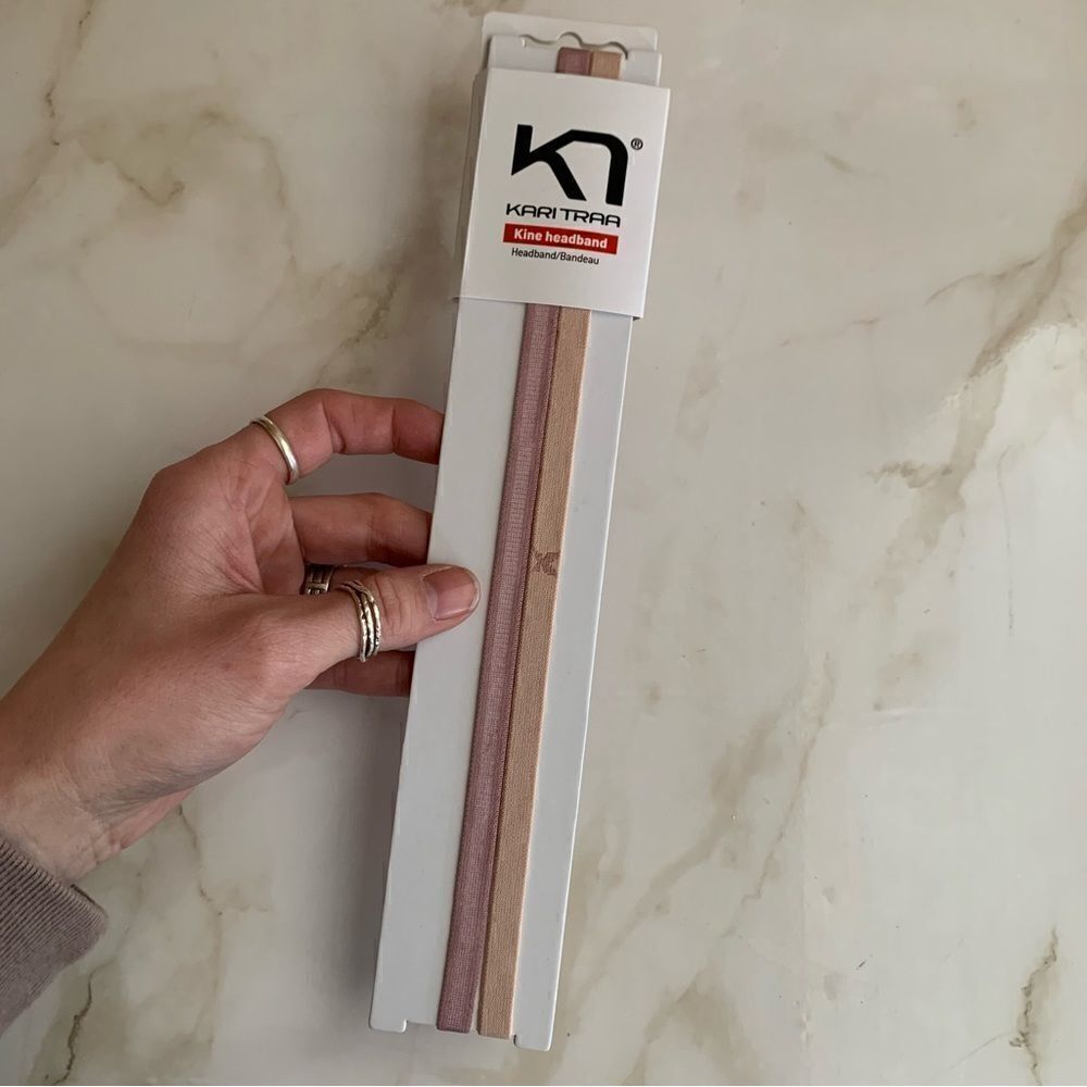 NWT Kari Traa Kine Headband purple/ nude